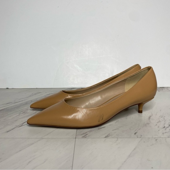 Sam Edelman Franci Pointed Toe Tan Light Brown Leather Pump 8 1/2 M - Picture 15 of 15